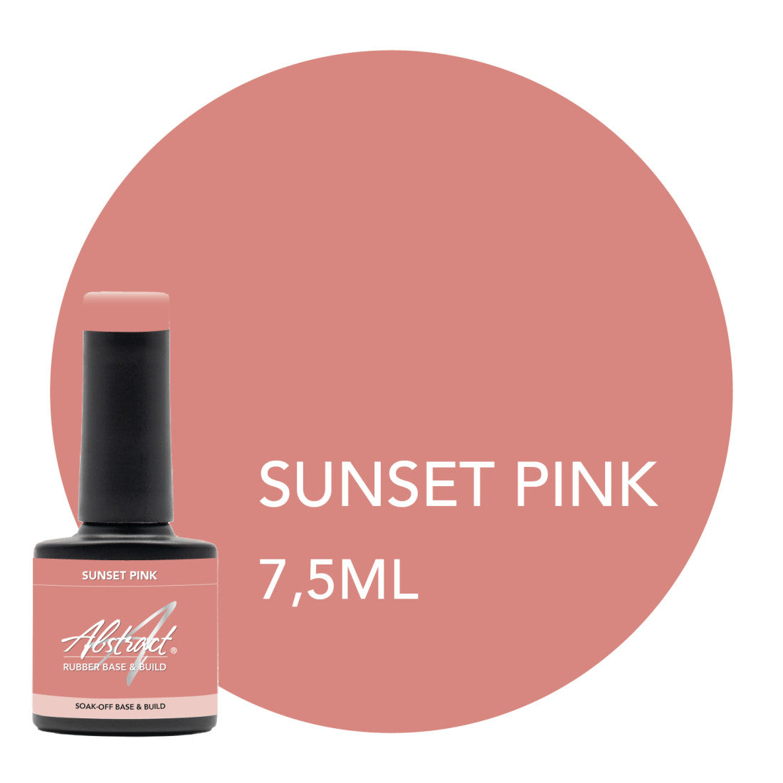 Abstract Rubber Base & Build Sunset Pink