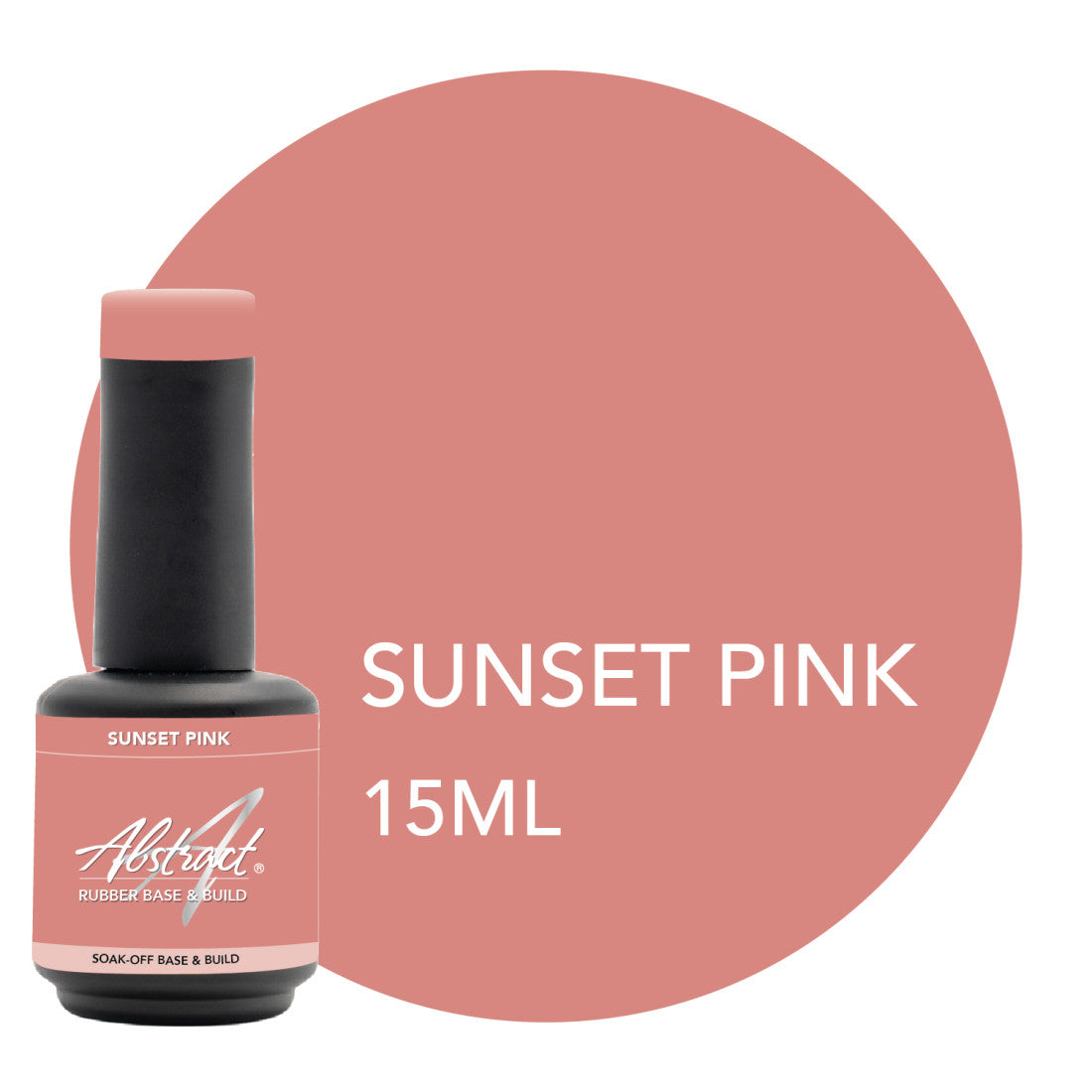 Abstract Rubber Base & Build Sunset Pink