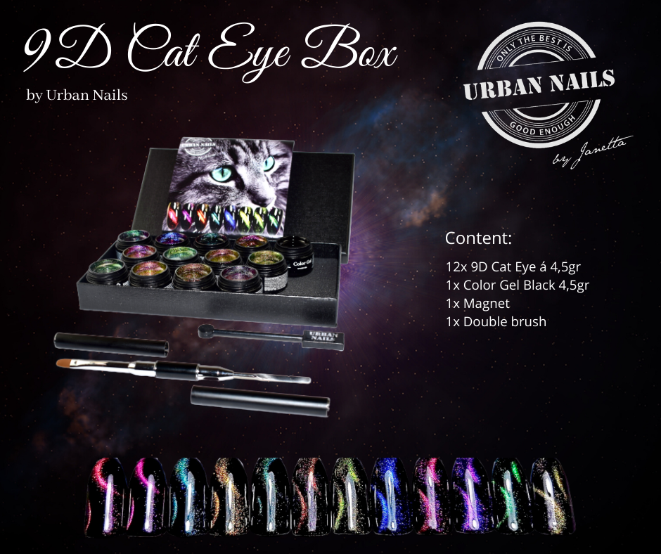 Urban Nails gelpolish collectie 9D cat-eye