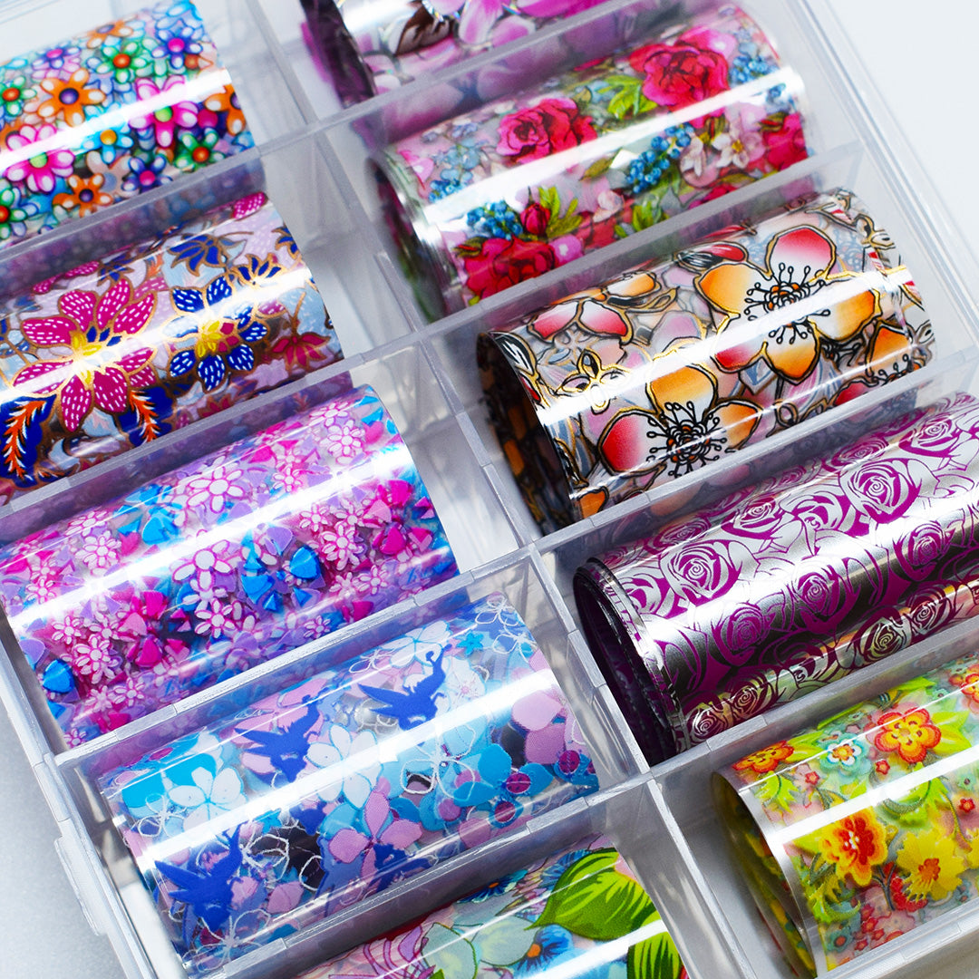 Urban Nails Foil Box Flowers 1