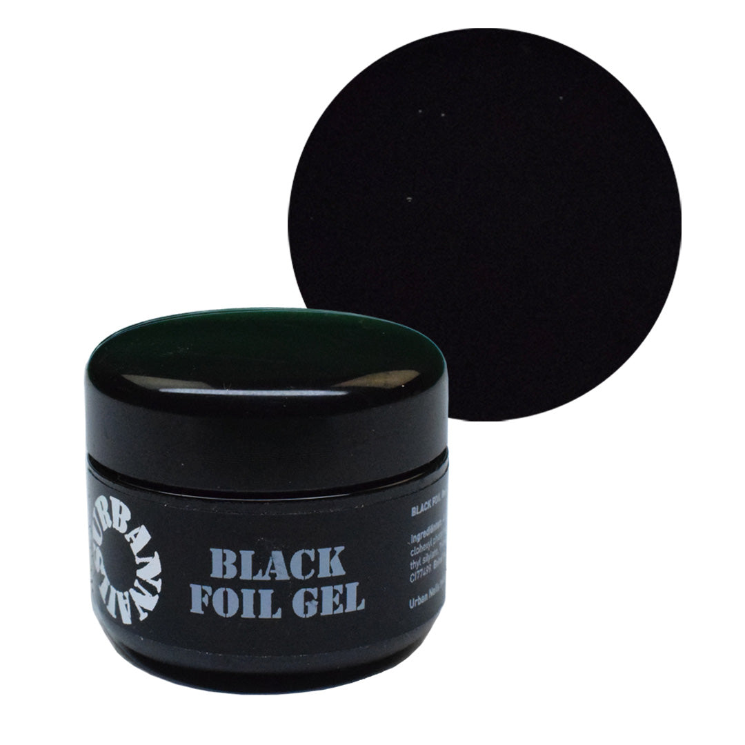 Urban Nails foil gel Black