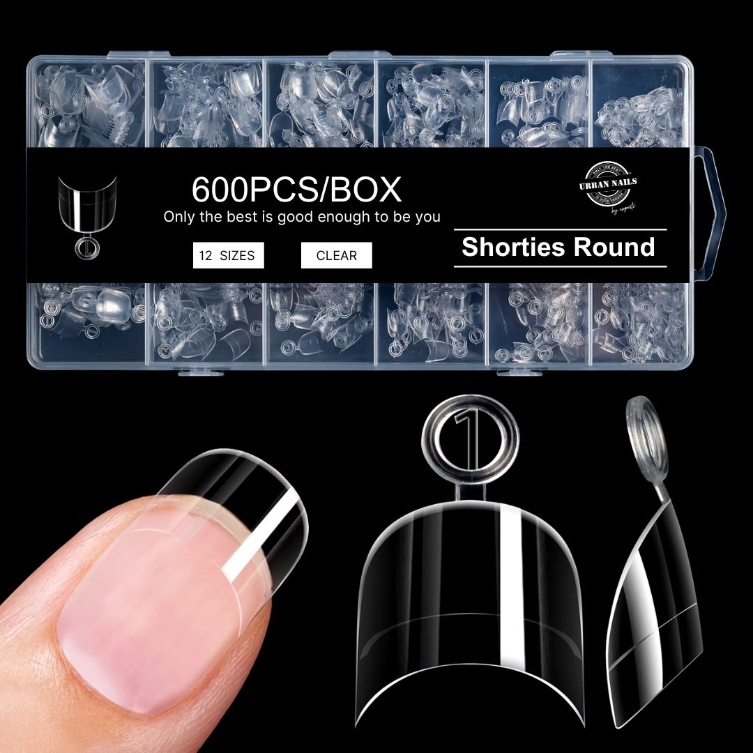 Urban Nails tipbox shorties round 600 stuks