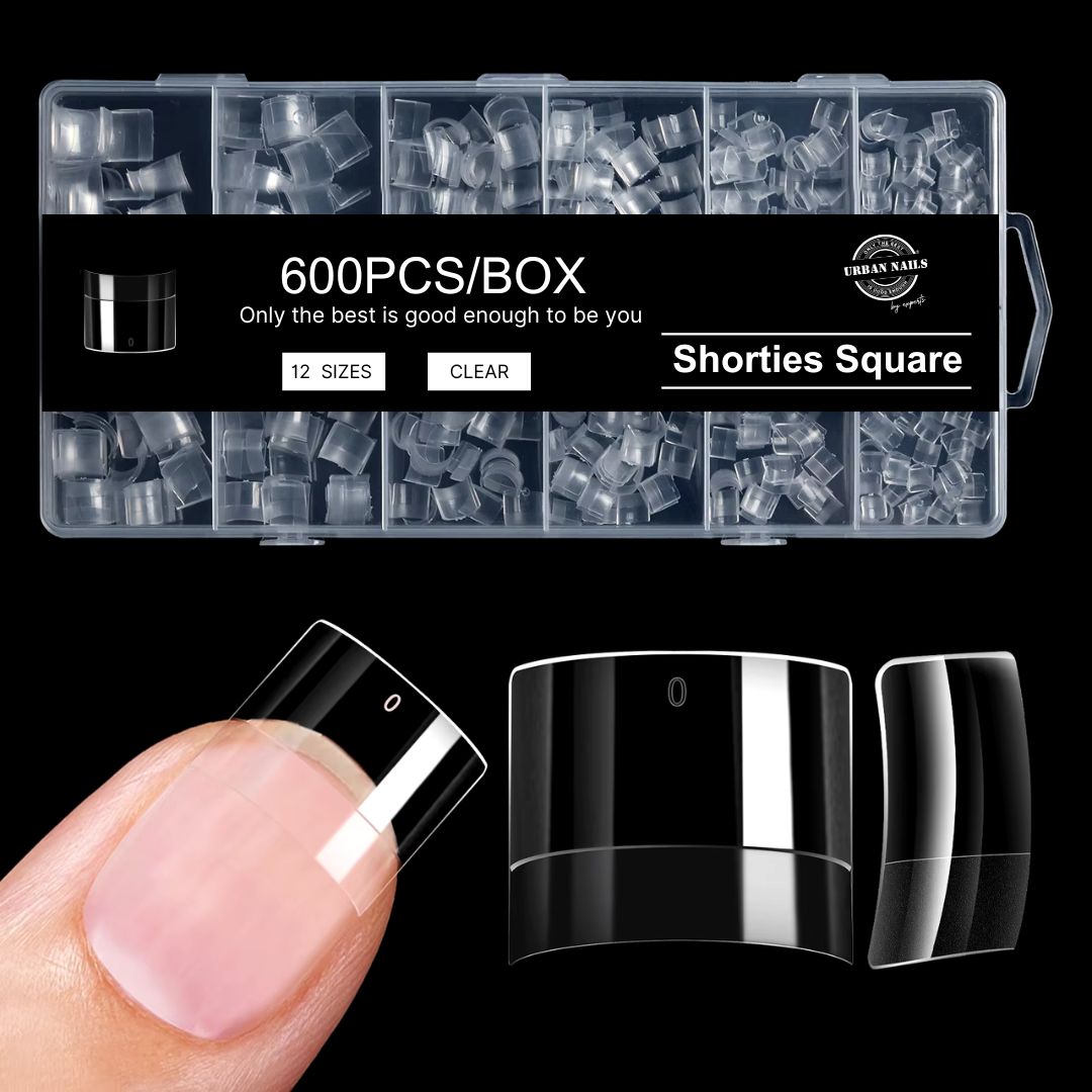 Urban Nails tipbox shorties square 600 stuks