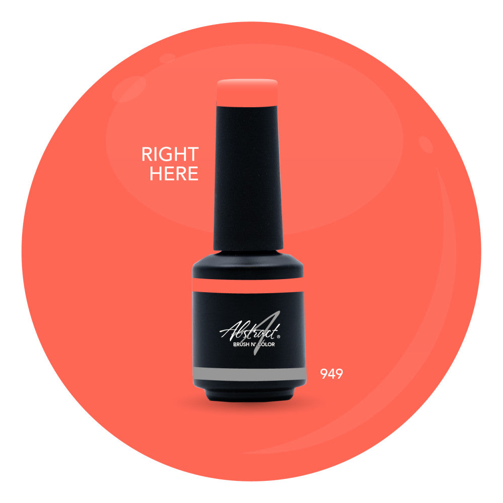 Abstract Brush N' Color gelpolish Right Here - 10 ml