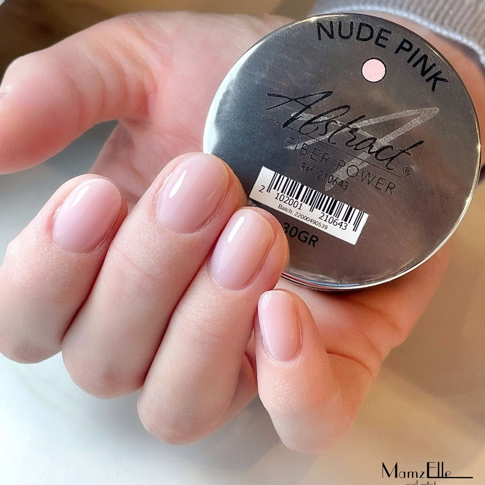 Abstract Fiber Power gel Nude Pink