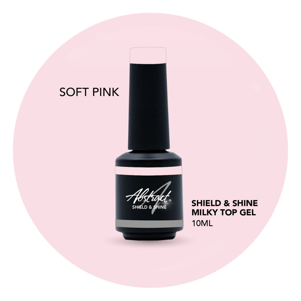 Abstract Milky Shield & Shine Topgel Soft Pink - 10 ml