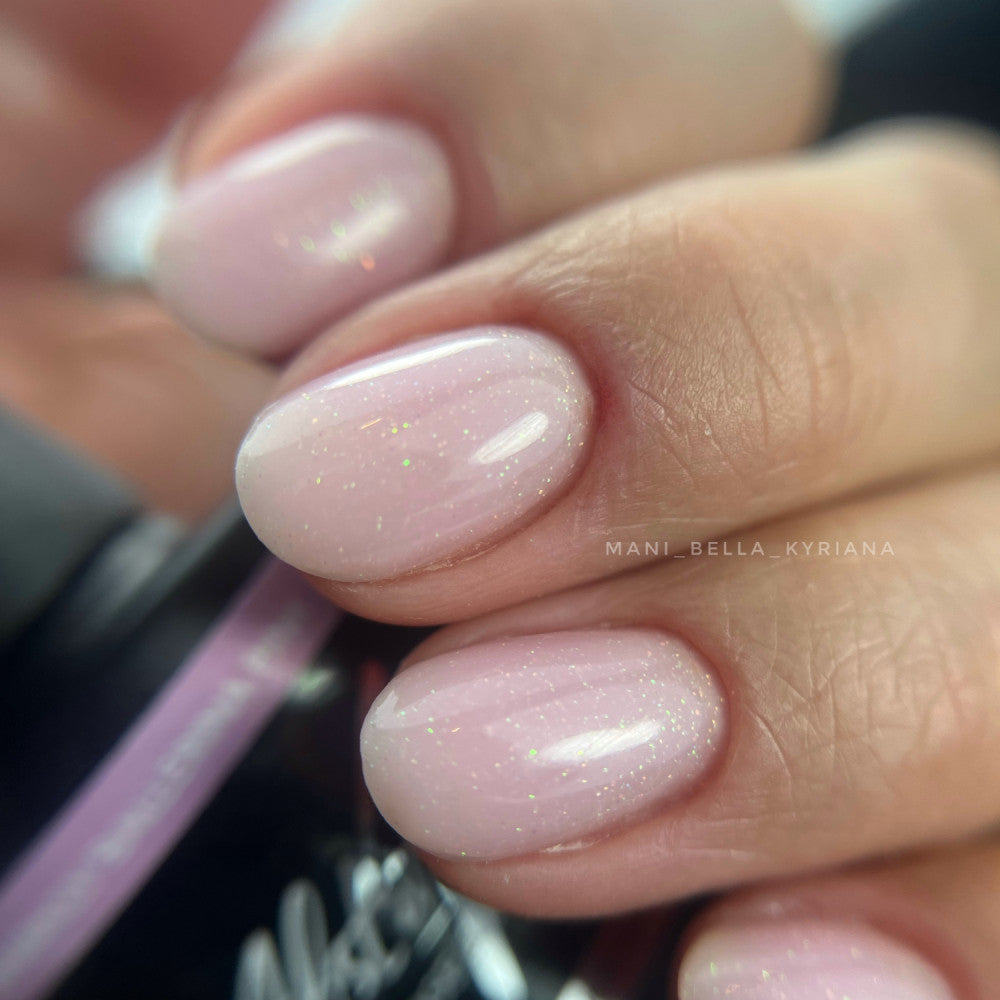 Abstract Rubber Base & Build Sparkly Ballerina Pink - 7,5 ml