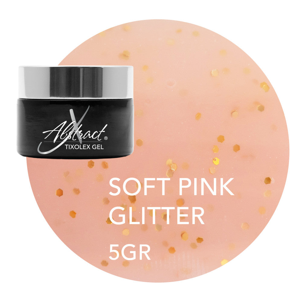 Abstract Tixolex gel Soft Pink Glitter