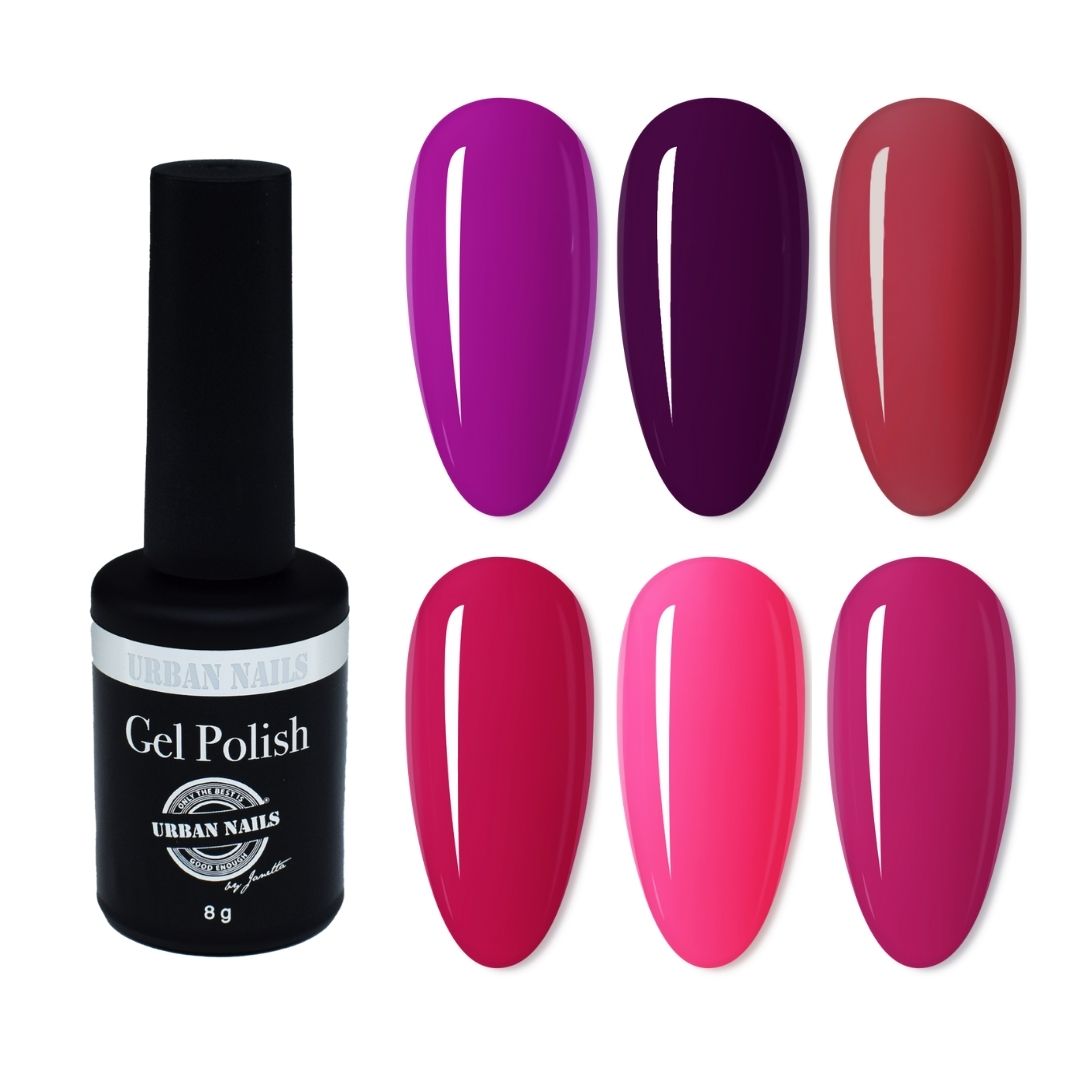 Urban Nails Gelpolish collectie Love of my Life 6 x 8 ml