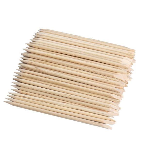 Houten manicure sticks 100 stuks