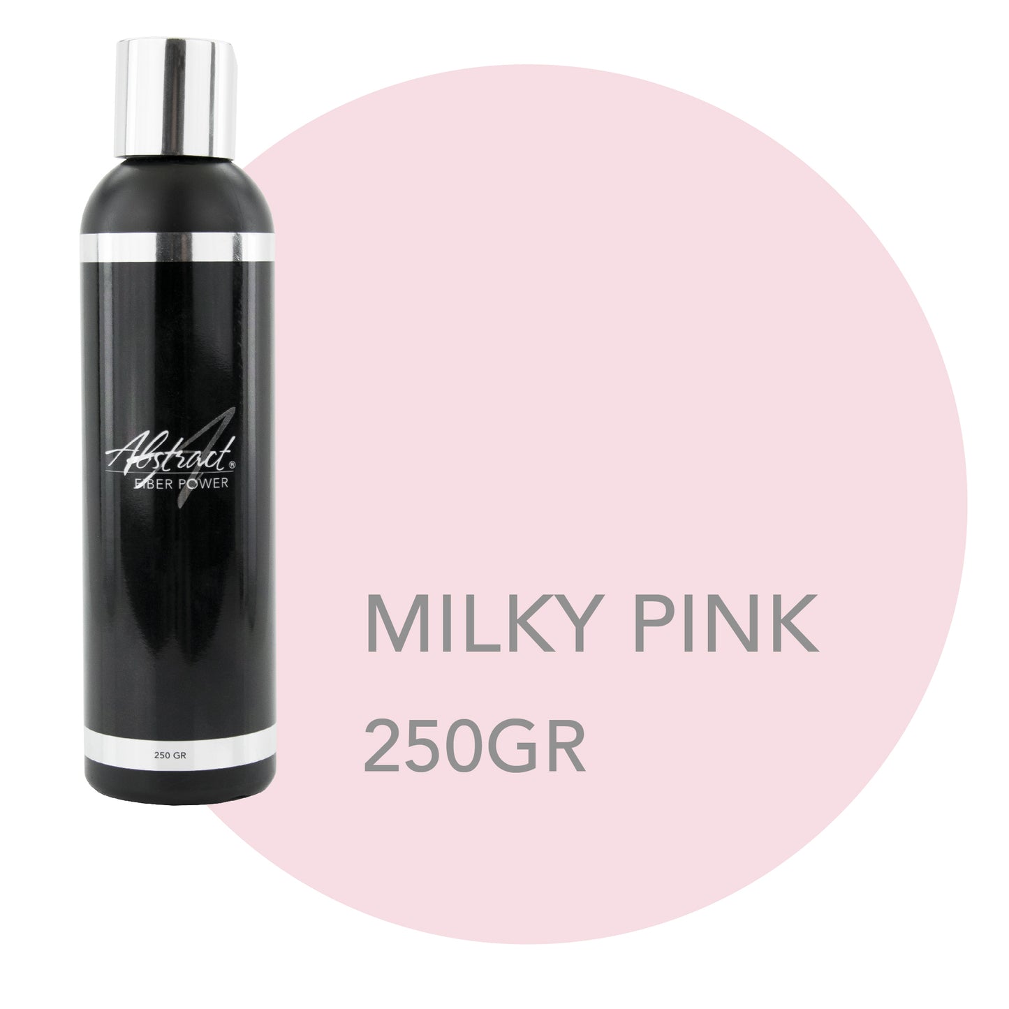 Abstract Fiber Power gel Milky Pink