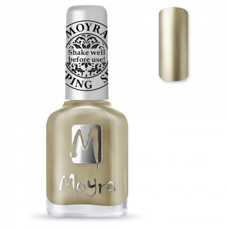 Moyra Stamping Nail Polish SP24 Chrome Gold