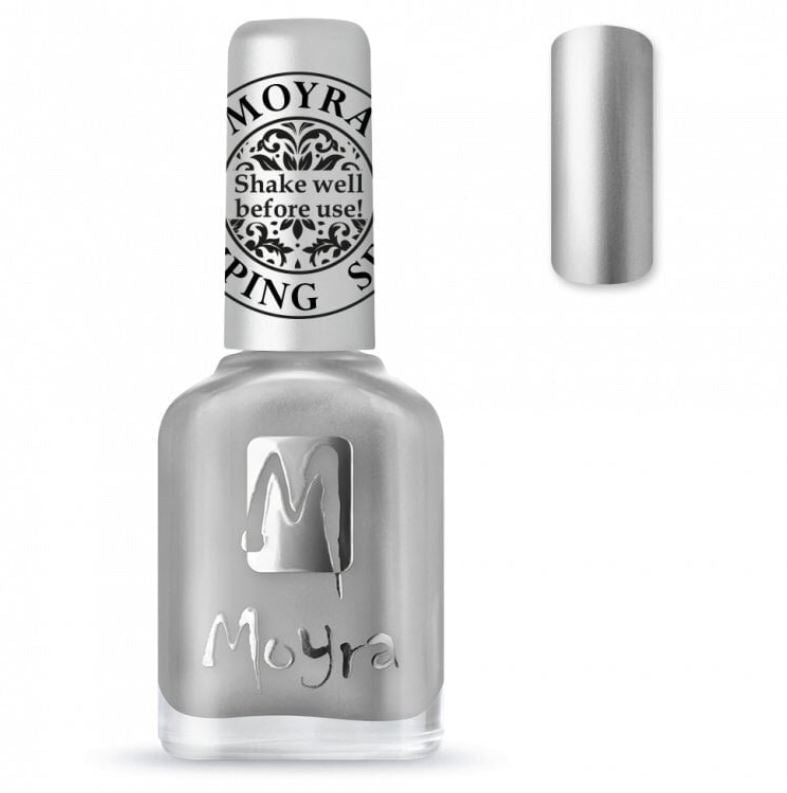 Moyra Stamping Nail Polish SP25 Chrome Silver