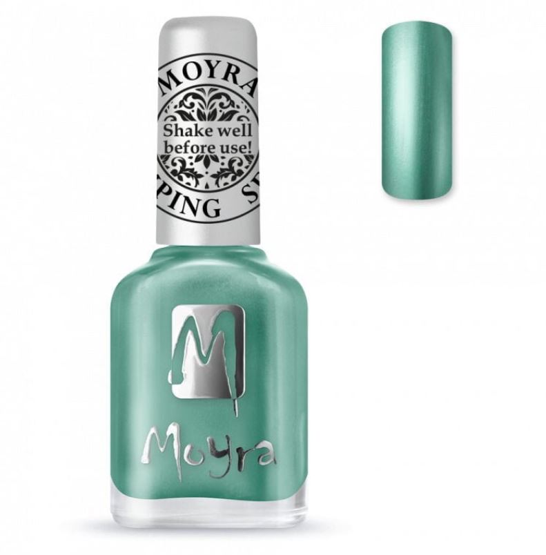 Moyra Stamping Nail Polish SP27 Chrome Green