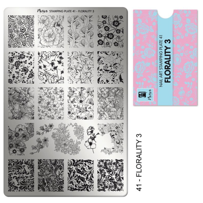 Moyra Stamping Plate Florality 3