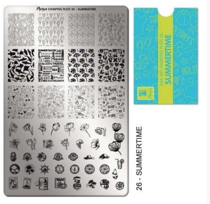 Moyra Stamping Plate Summertime