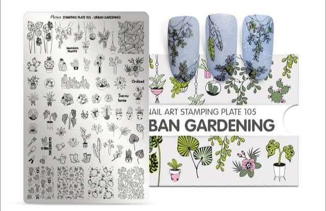 Moyra Stamping Plate Urban Gardening