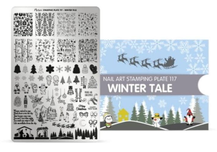 Moyra Stamping Plate Winter Tale