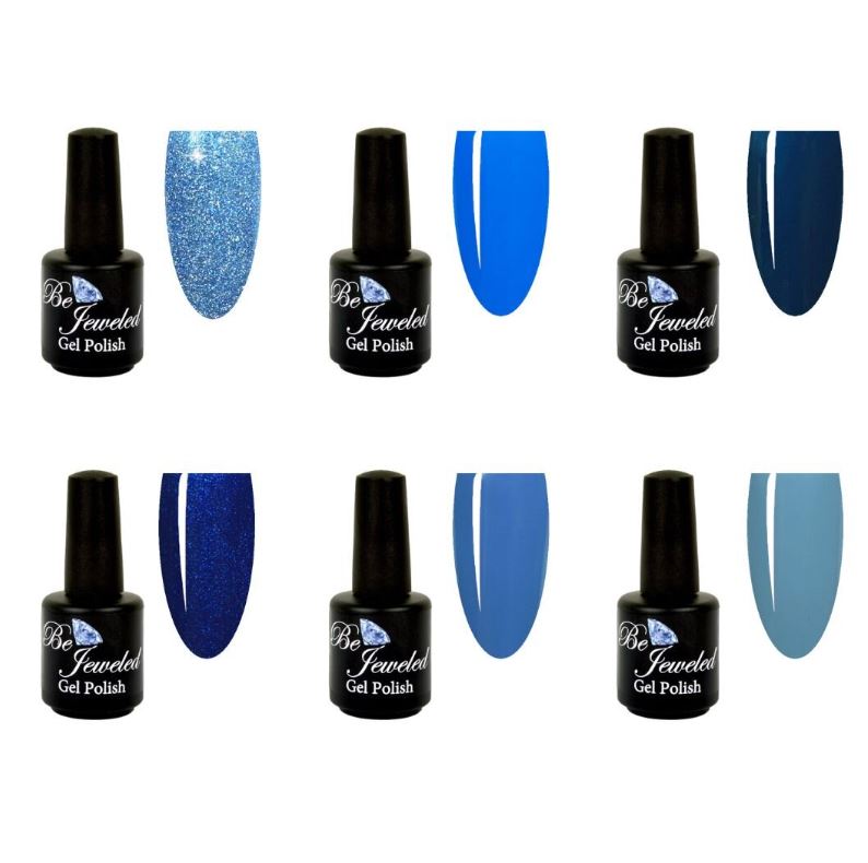 Urban Nails gelpolish collectie Baby Makes her Blue Jeans Talk - 6 x 15 gram