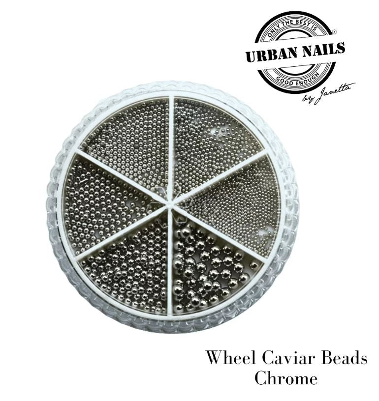 Wieltje caviar beads chrome