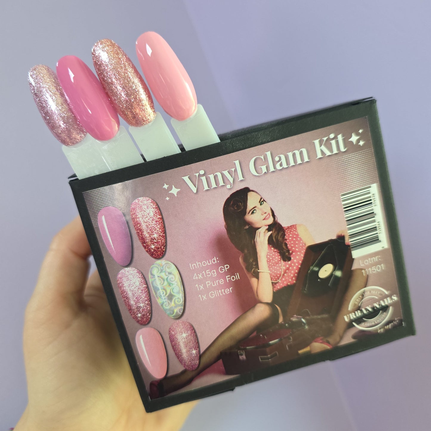 Urban Nails Vinyl Glam kit