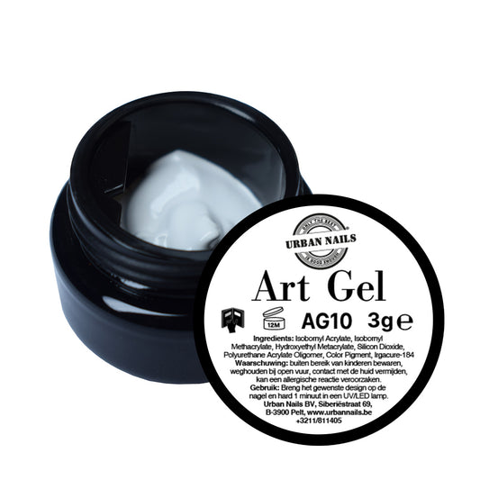 Urban Nails Art Gel White AG10 - 3 gram