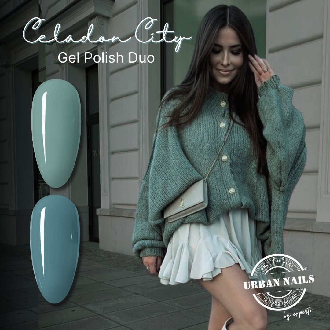 Urban Nails gelpolish duo Celadon City - 2 x 15 gram