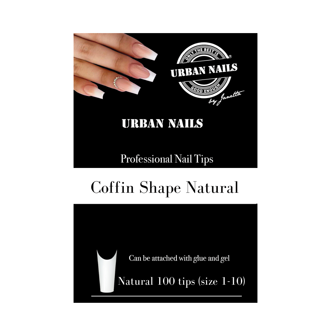 Urban Nails tips natural 100 stuks