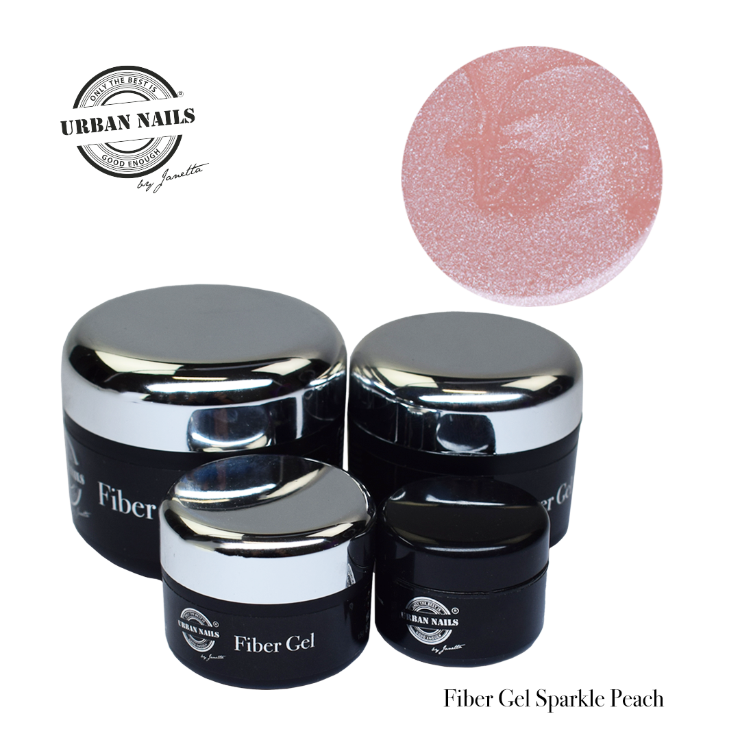 Urban Nails fibergel Sparkle Peach