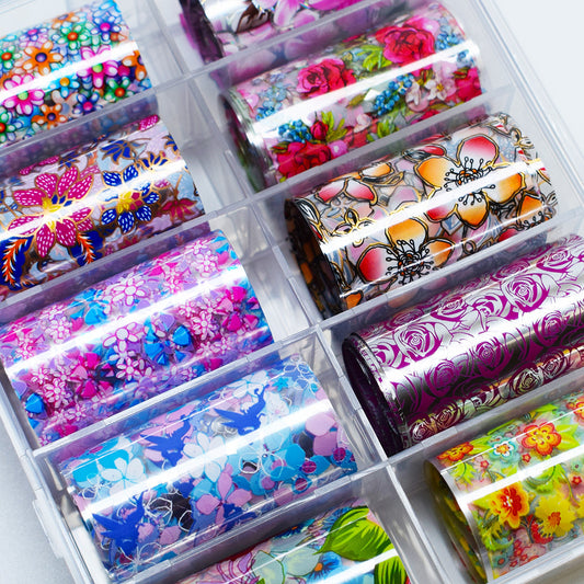 Urban Nails Foil Box Flowers 1