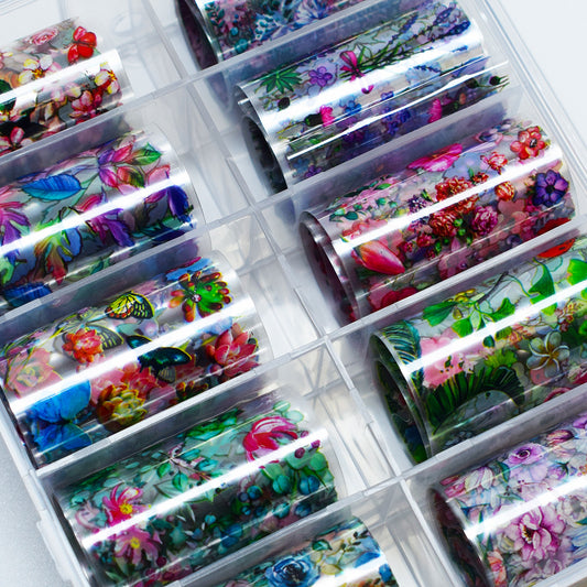 Urban Nails Foil Box Flowers 3