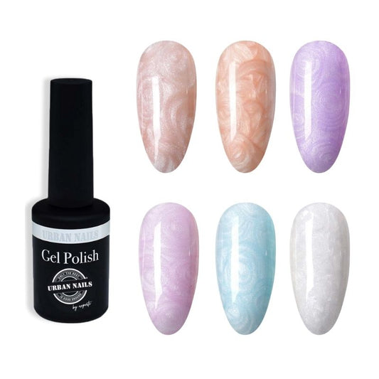 Urban Nails gelpolish collectie Pearl Giselle - 6 x 8 gram