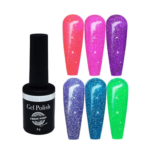 Urban Nails gelpolish collectie Reflective Neon