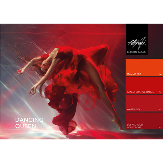 Abstract Brush N' Color gelpolish collectie Dancing Queen - 4 x 10 ml