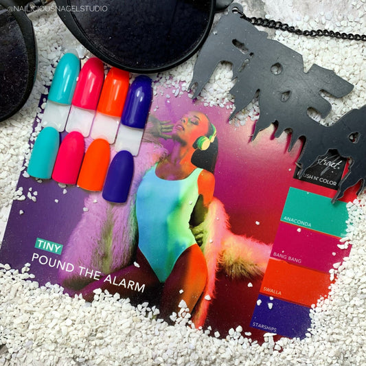 Abstract gelpolish collectie Pound the Alarm