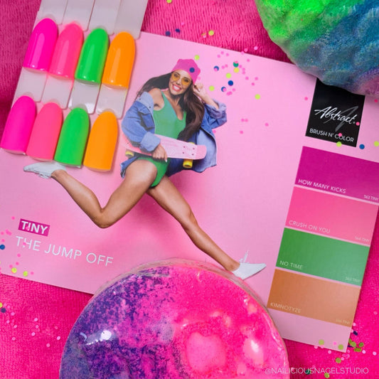 Abstract gelpolish collectie The Jump Off