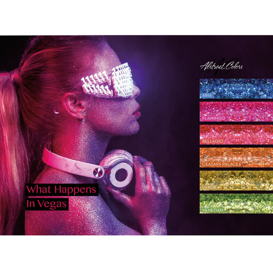 Abstract glitter collectie What Happens in Vegas
