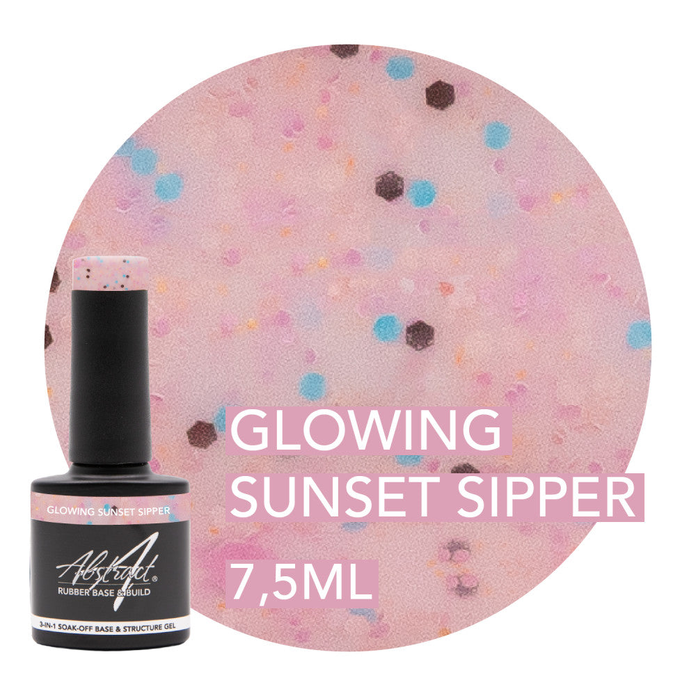 Abstract Rubber Base & Build Glowing Sunset Sipper - 7,5 ml