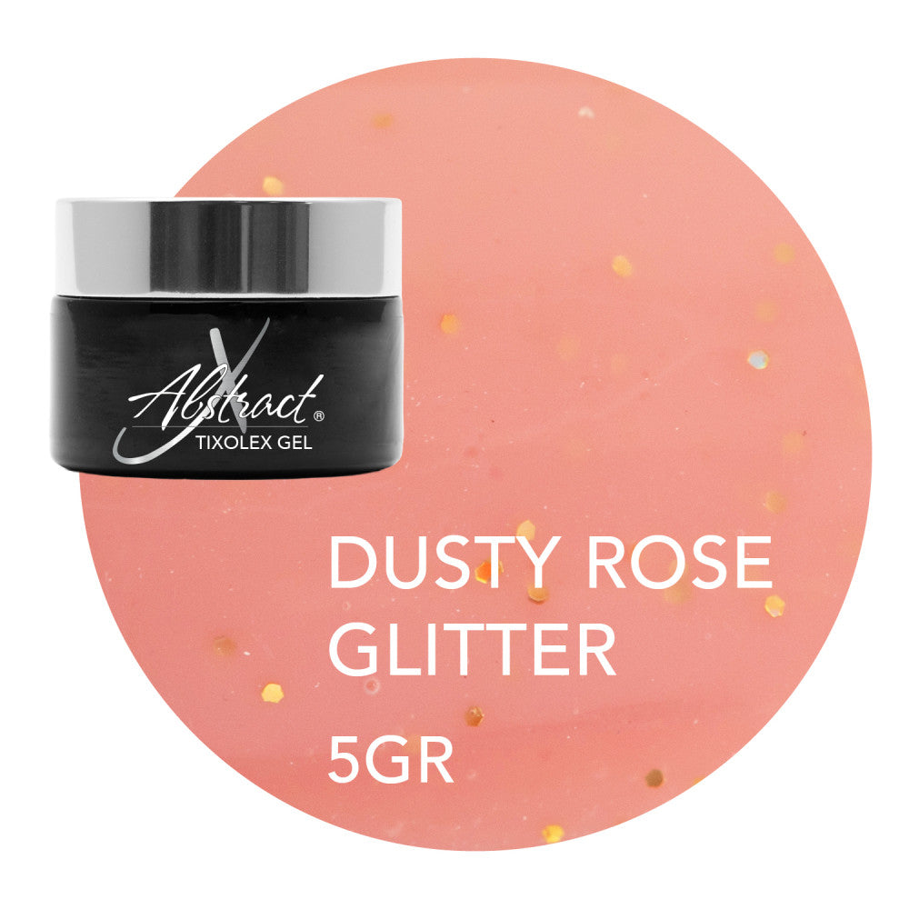 Abstract Tixolex gel Dusty Rose Glitter