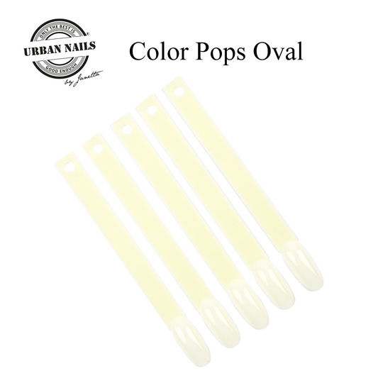 Urban Nails colorpops aan ring ovaal natural - per 50 stuks