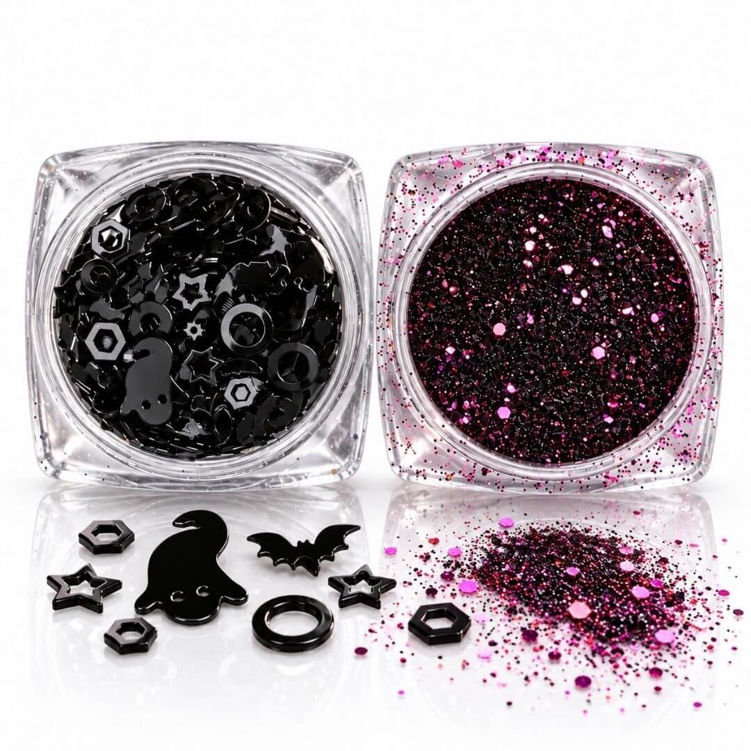 Halloween Glitter & Ornament duo Haunted after Dark