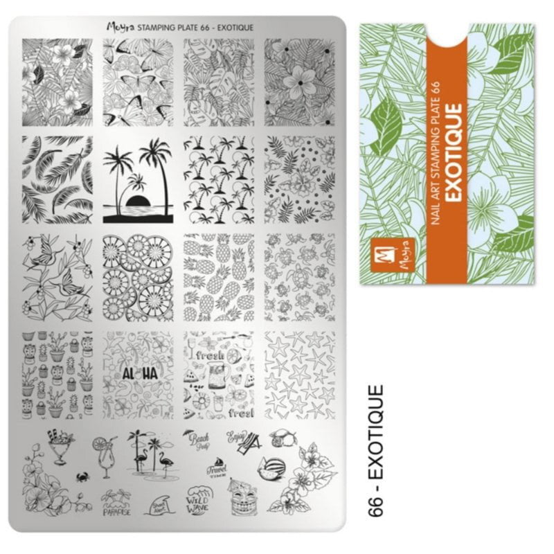 Moyra Stamping Plate Exotique