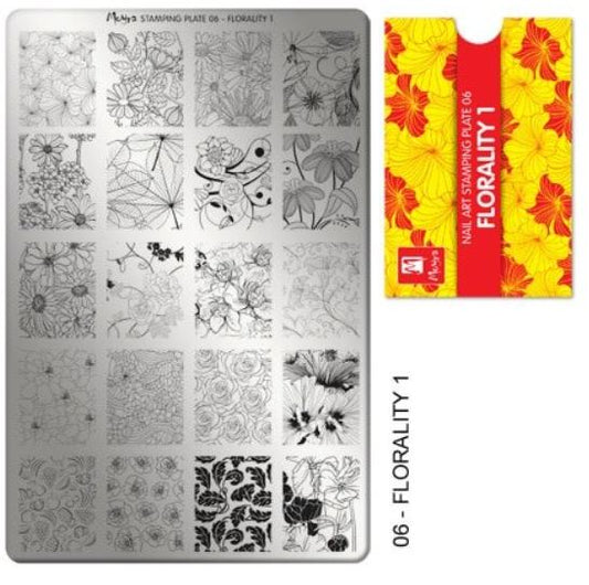 Moyra Stamping Plate Florality 1