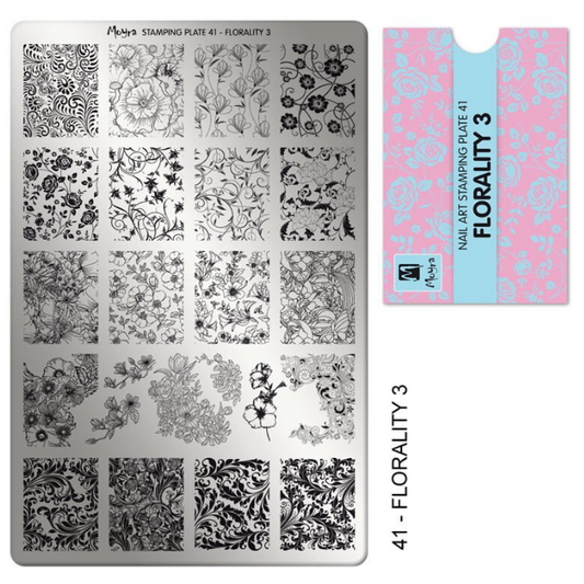 Moyra Stamping Plate Florality 3
