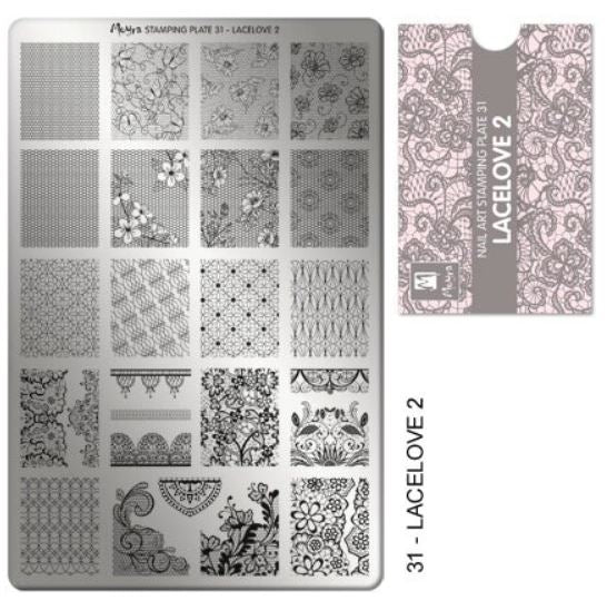 Moyra Stamping Plate Lacelove 2