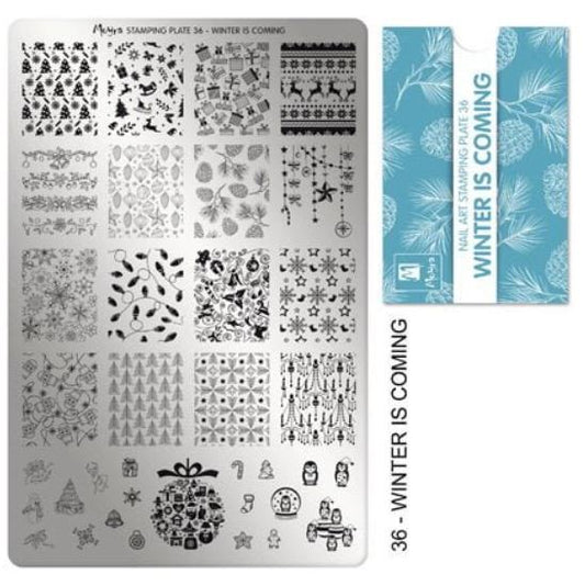 Moyra Stamping Plate Winter is Coming