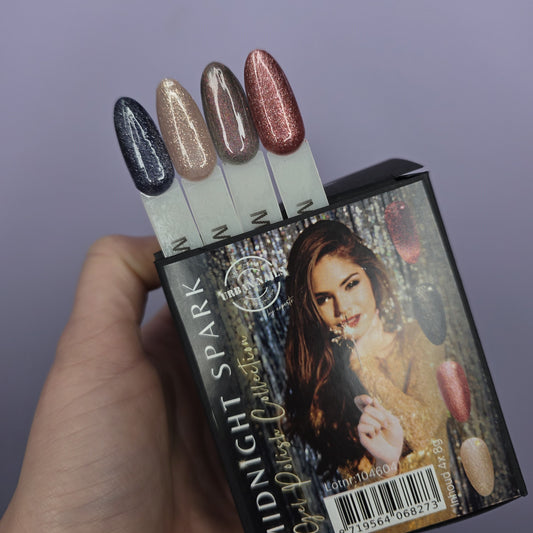 Urban Nails gelpolish collectie Midnight Spark - 4 x 8 gram