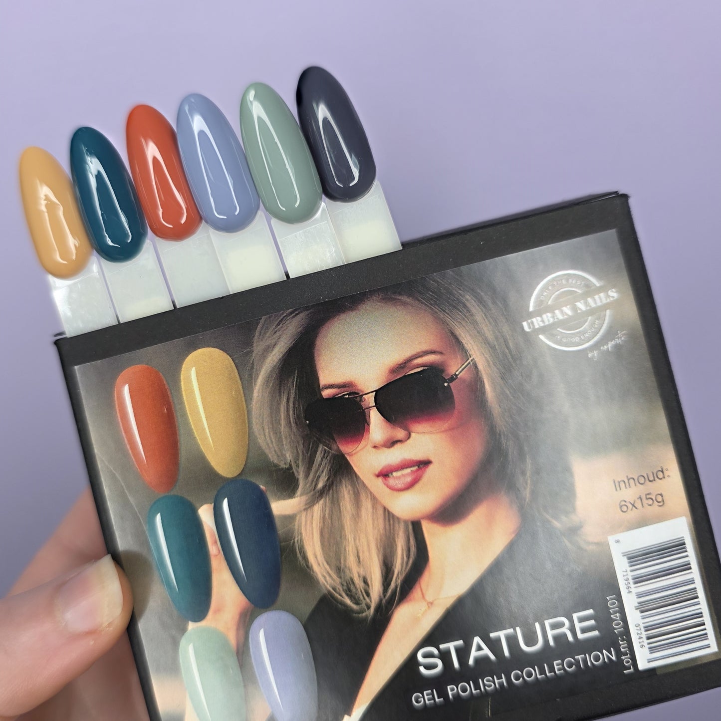 Urban Nails gelpolish collectie Stature 6 x 15 gram