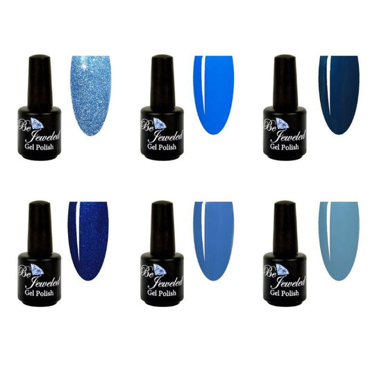 Urban Nails gelpolish collectie Baby Makes her Blue Jeans Talk - 6 x 15 gram