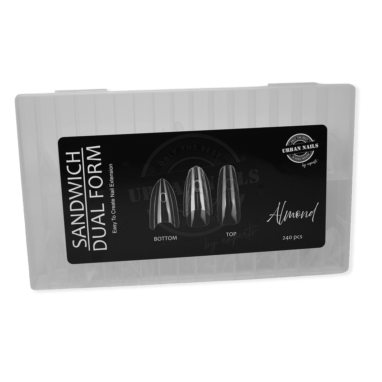 Urban Nails Sandwich Dual Forms Almond - 240 stuks